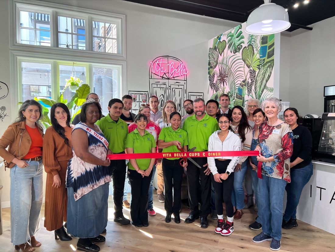 The ribbon cutting at a Vita Bella store in the United States